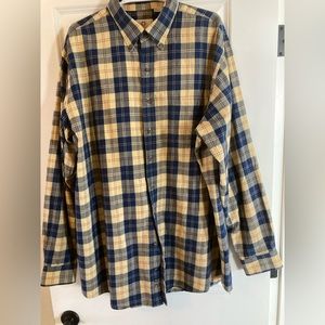 Viyella Flannel button down long sleeve shirt 2XLT